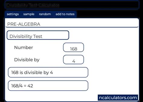 divisibility calculator|Divisibility Test Calculator.